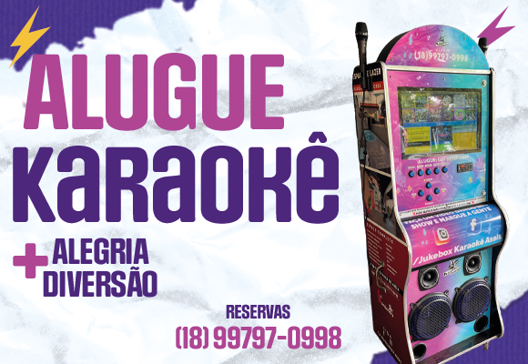 Karaokê - Pop up