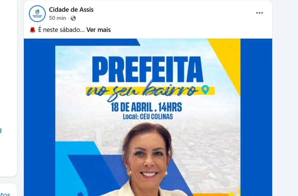 ❌TRETA: Telma cria o “Prefeita no seu bairro” na semana em que Cachorrão disse que seu “gabinete será nas ruas”