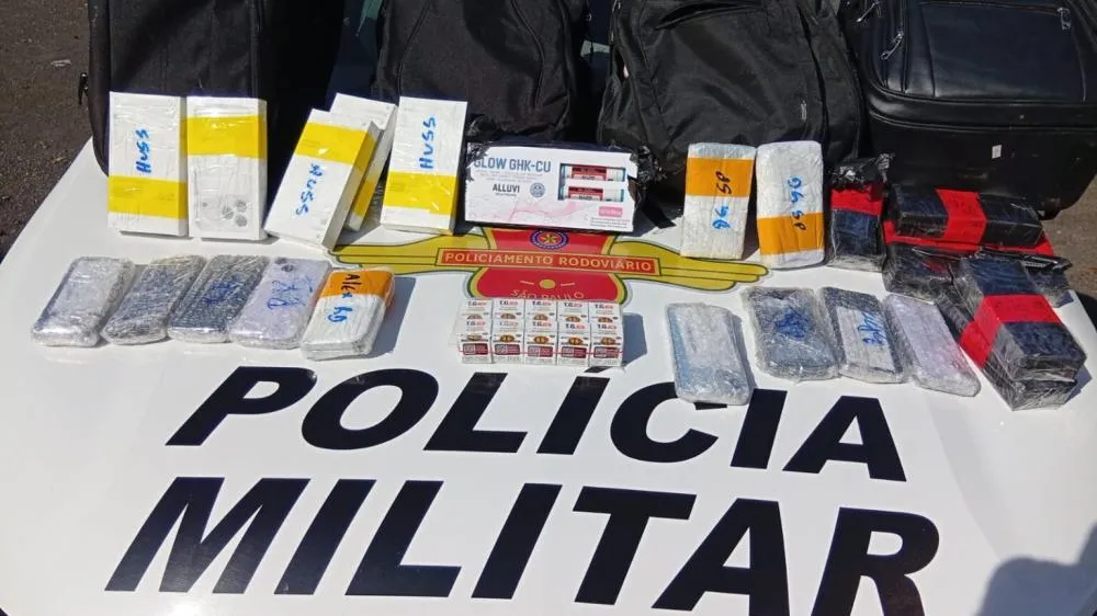 Policiamento Rodoviário e FICCO apreendem contrabando milionário na Raposo Tavares em Assis